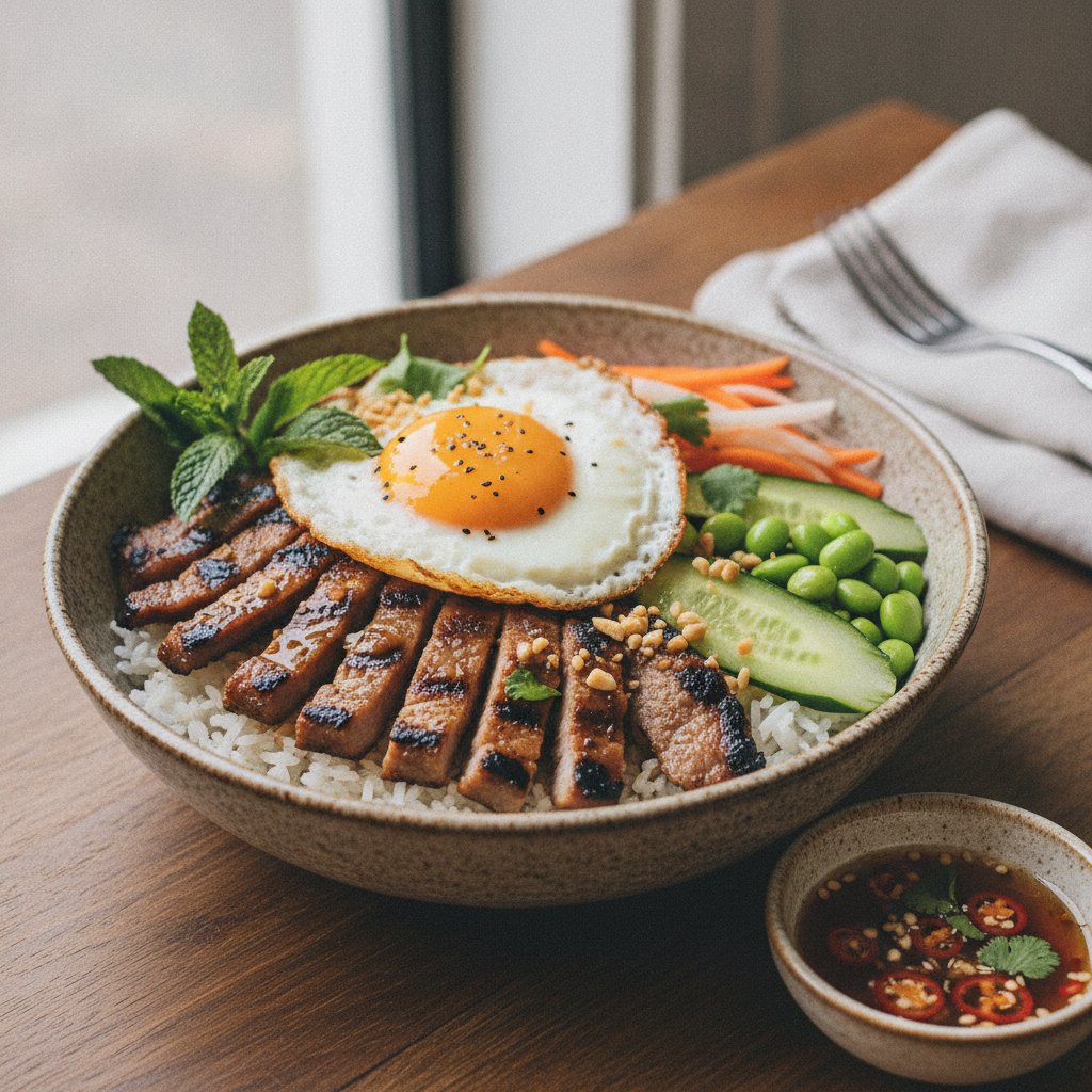 Grilled Pork Rice Bowl (High-Protein)