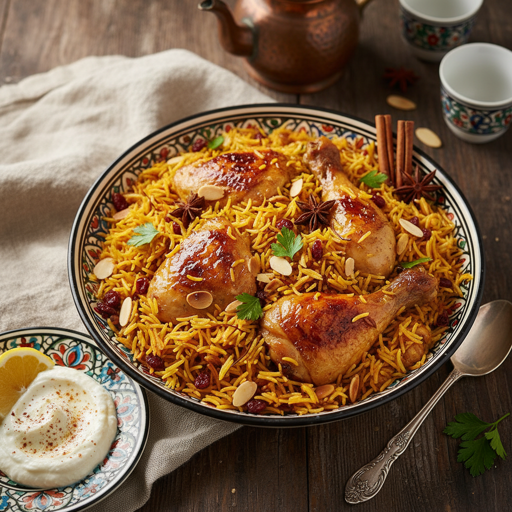 Chicken Saffron Rice Pilaf