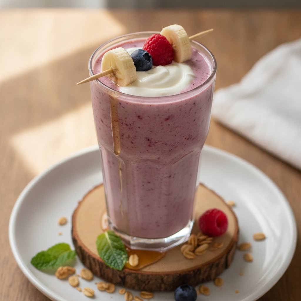 Berry Banana Breakfast Smoothie