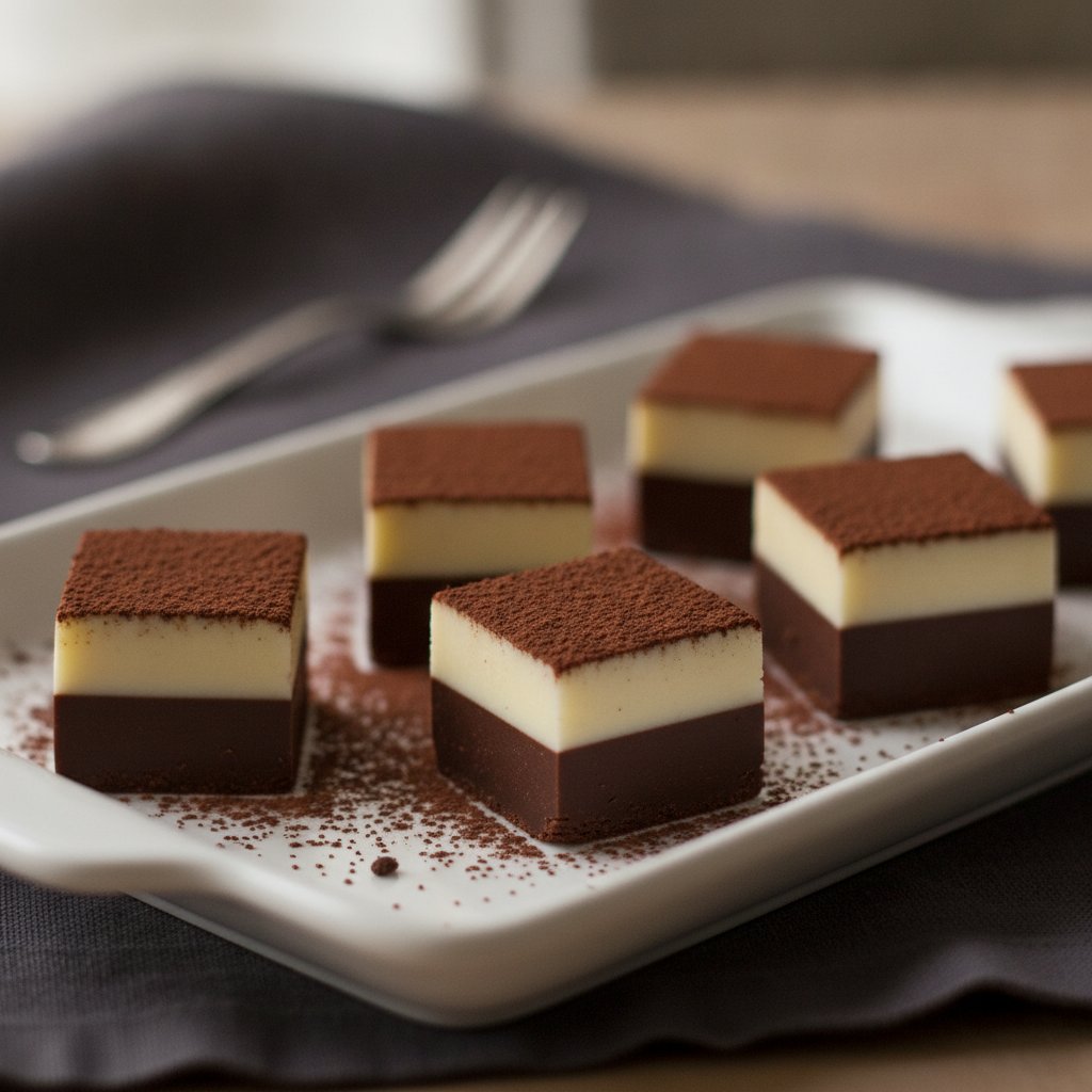 Little Layered Chocolate Squares