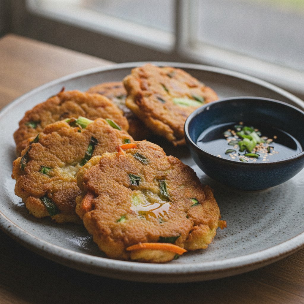 Chicken and Vegetable Fritters