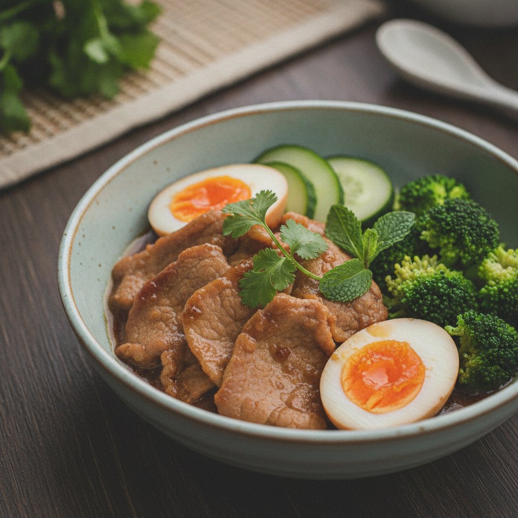 Caramelized Pork and Eggs (Low-Calorie)