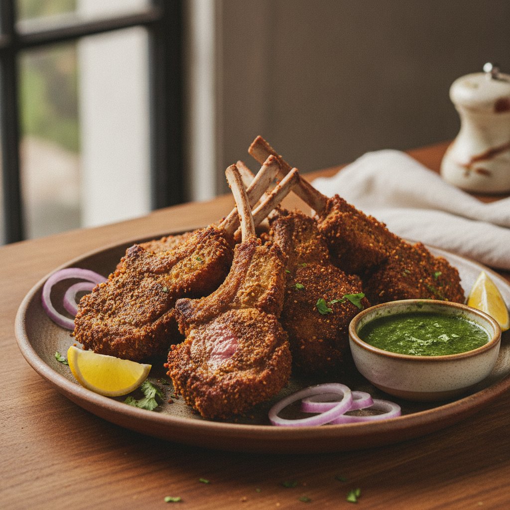 Crispy Fried Lamb Chops