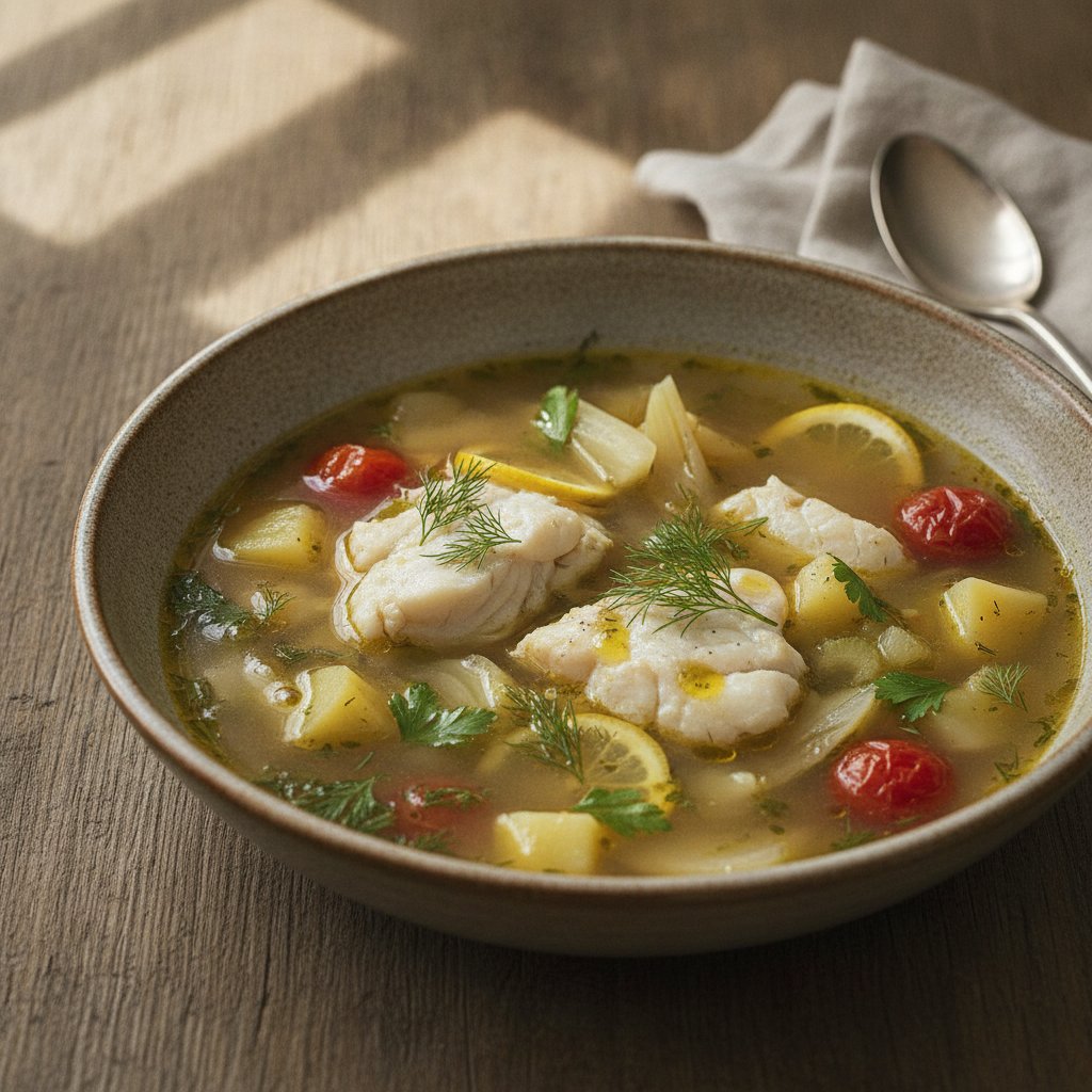 Greek Fish Soup (Low-Calorie)