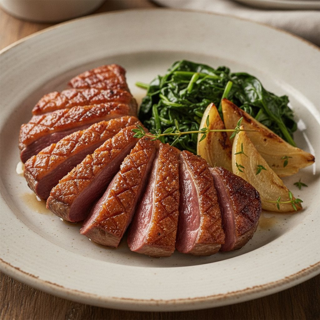 Grilled Duck Breast with Honey Glaze (Keto)