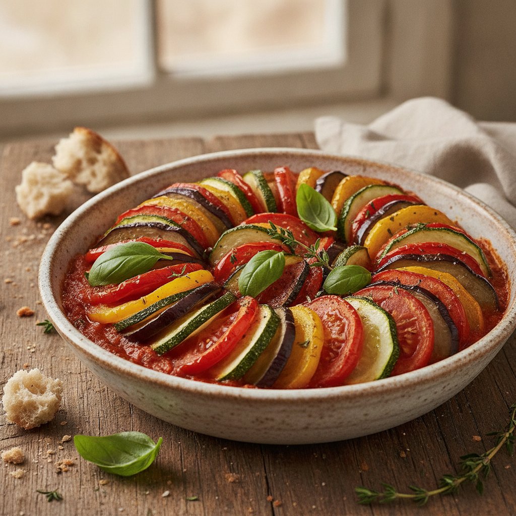 Baked Ratatouille Vegetables (Dairy-Free)