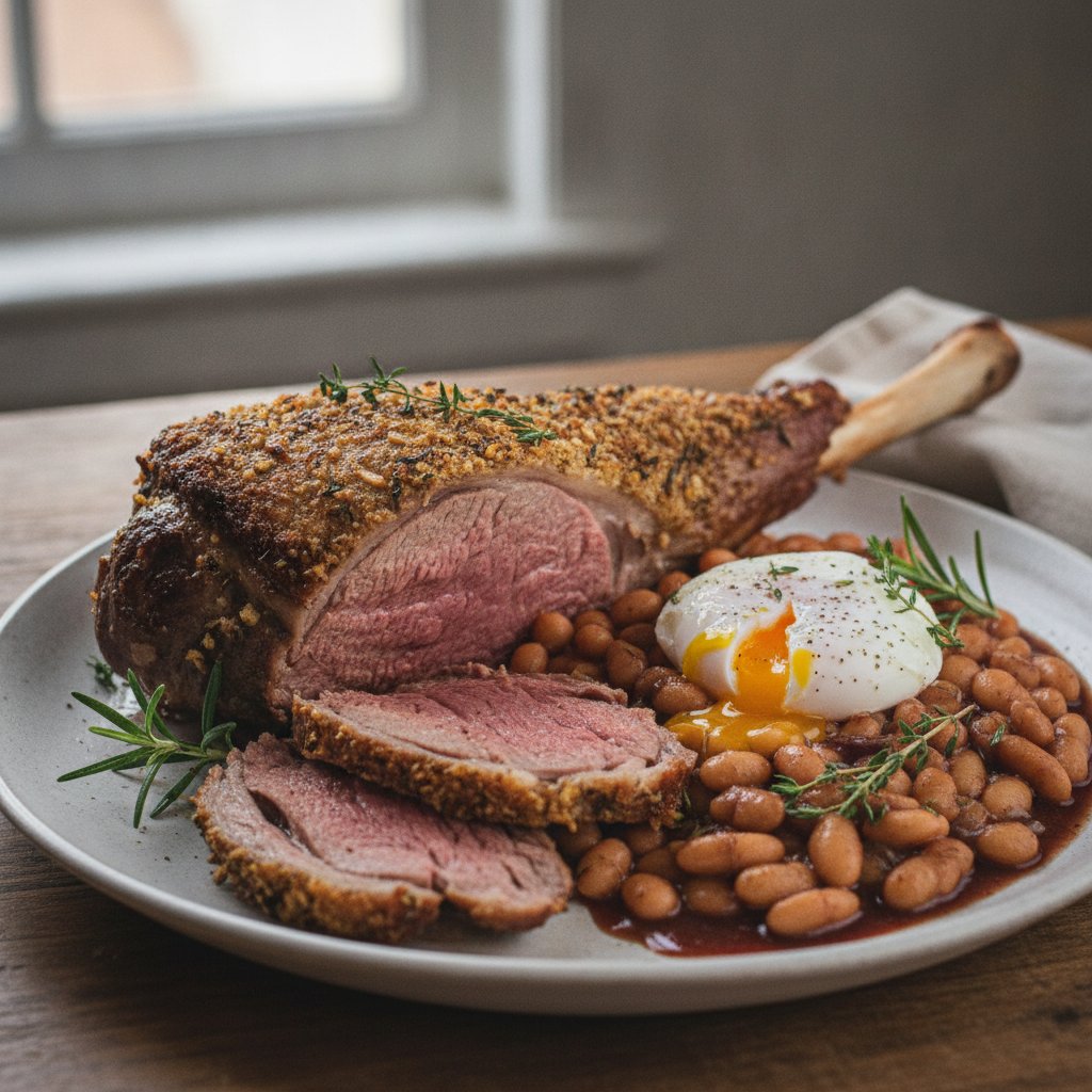 French Roast Leg of Lamb (High-Protein)