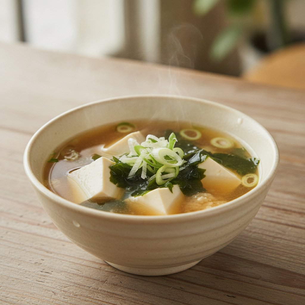 Soybean Paste Soup (Low-Calorie)