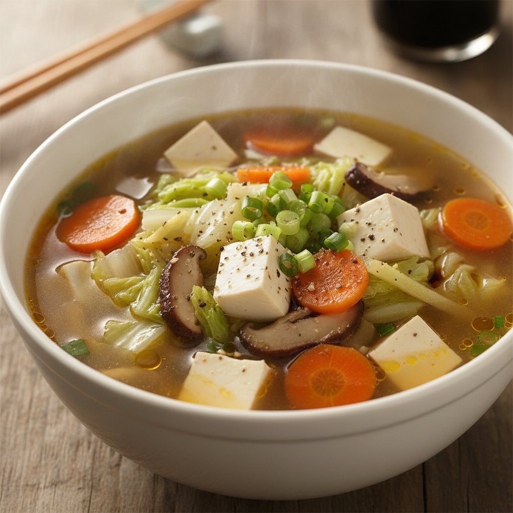 Tofu and Vegetable Soup
