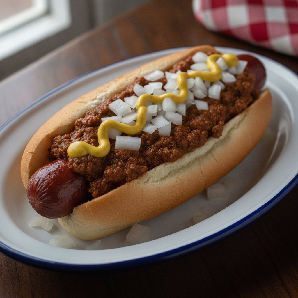 Detroit coney dog