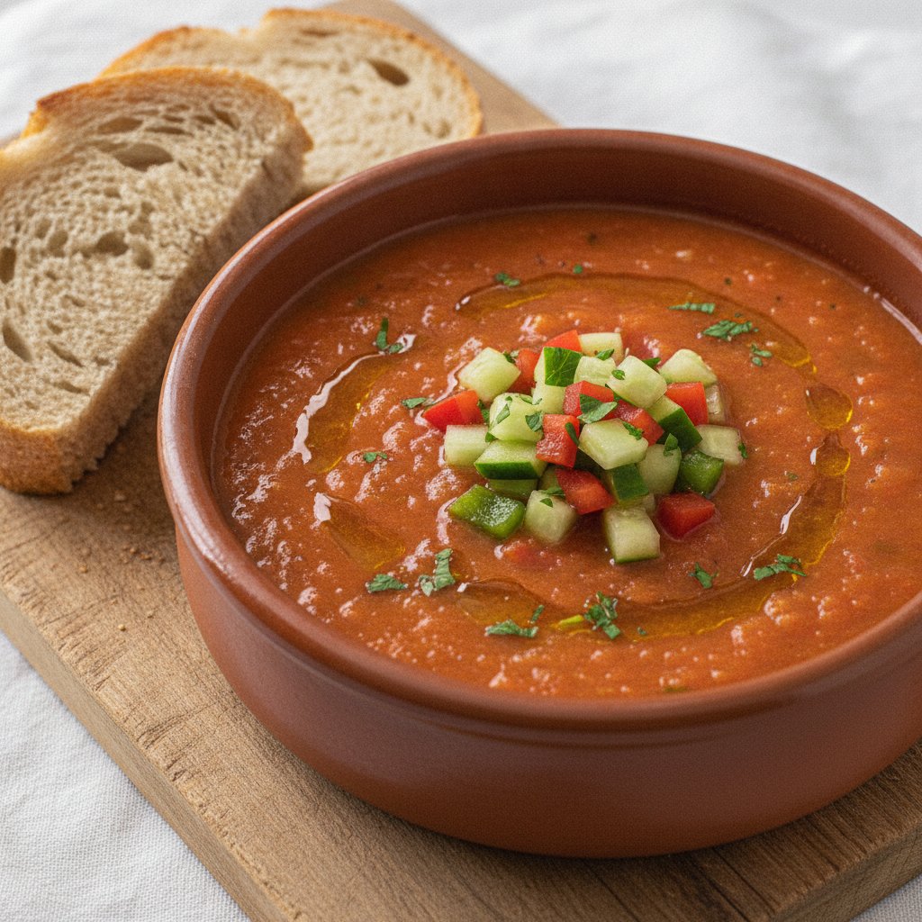 Andalusian Cold Tomato Soup Stew