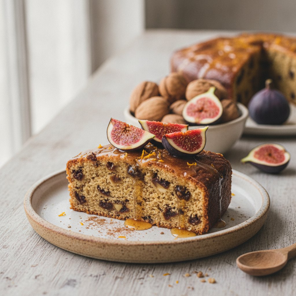 Greek Fig and Walnut Cake
