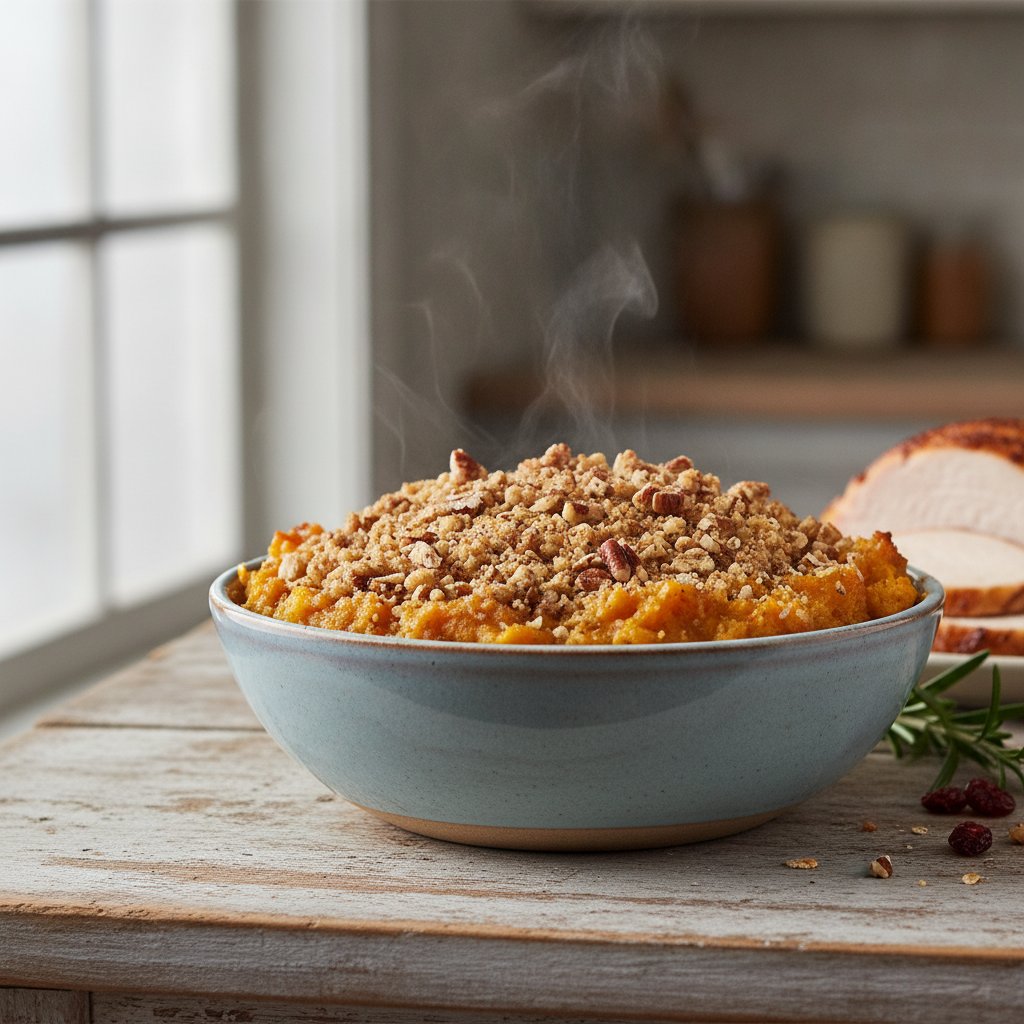 Sweet Potato Casserole (Low-Calorie)