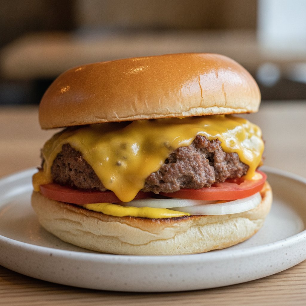 Steamed Cheeseburger