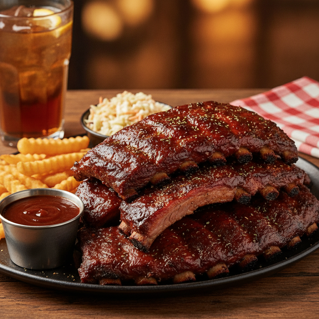 Kansas City Grilled BBQ Ribs