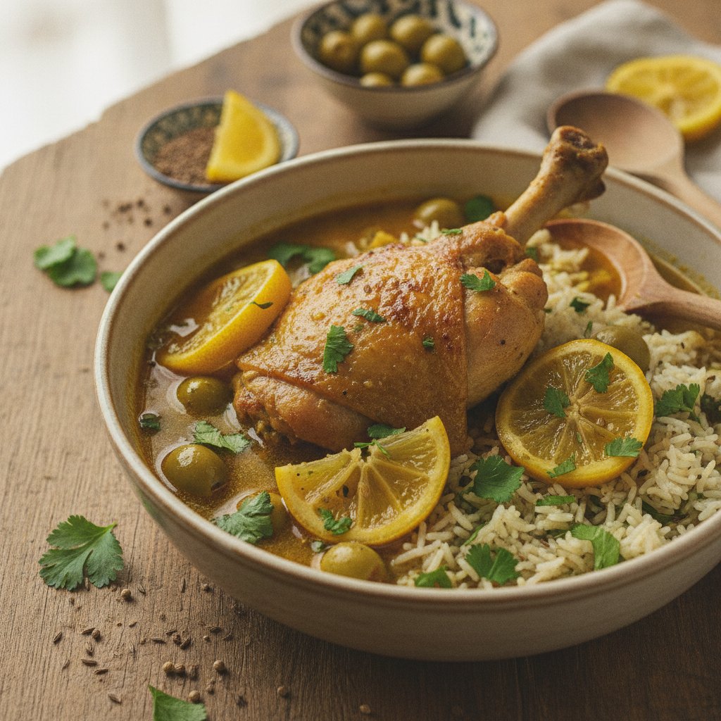 Preserved Lemon Chicken Stew