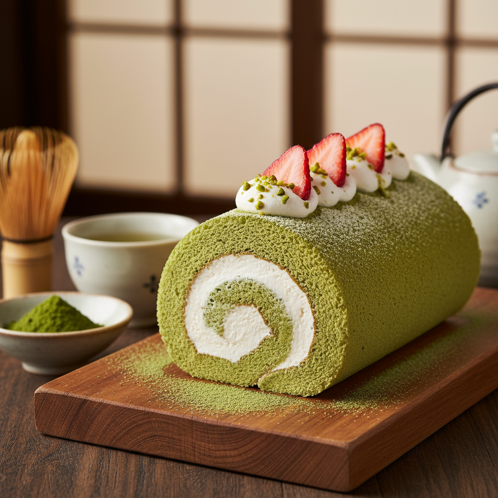 Matcha Roll Cake