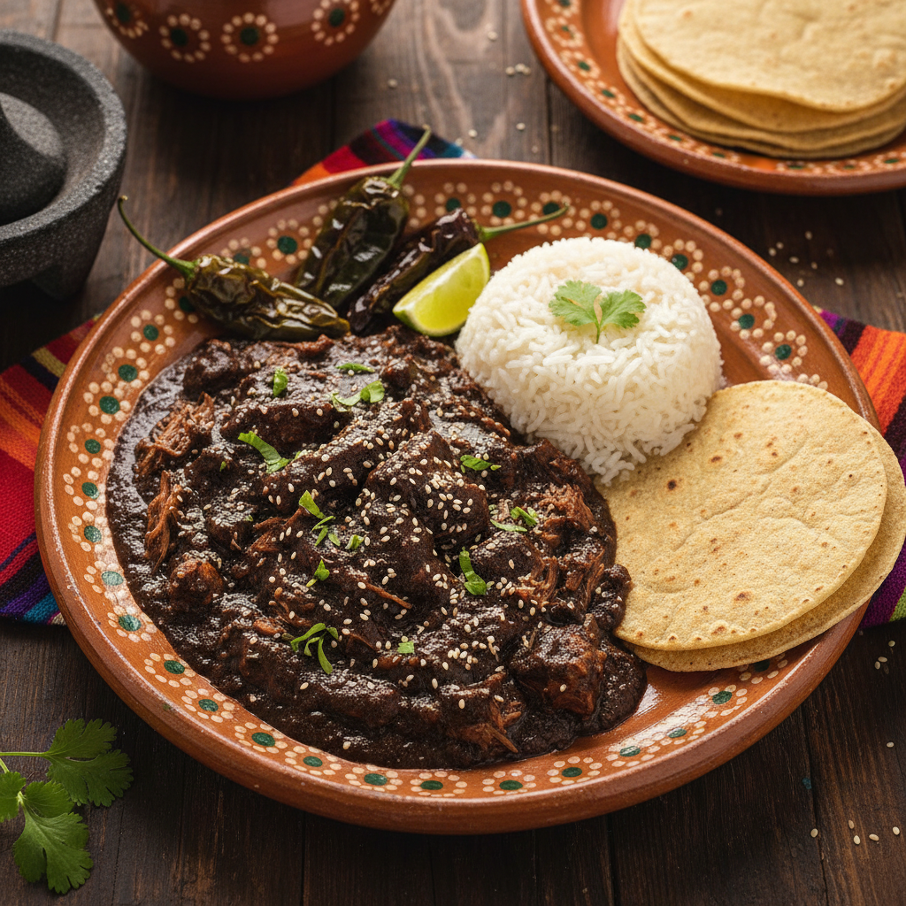 Mole Negro Oaxaqueno con Res