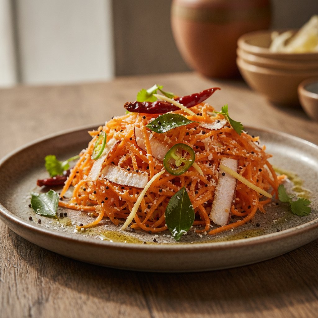 Shredded Carrot and Coconut Salad