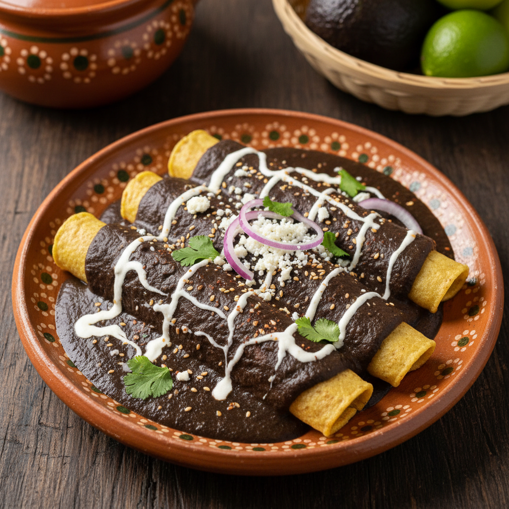 Enmoladas de Frijol