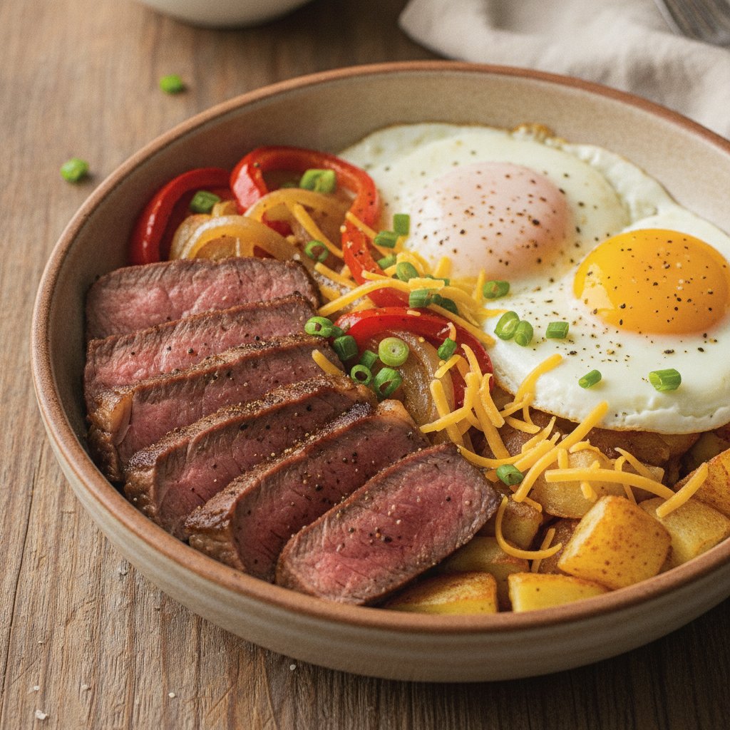 Steak and Egg Breakfast Bowl