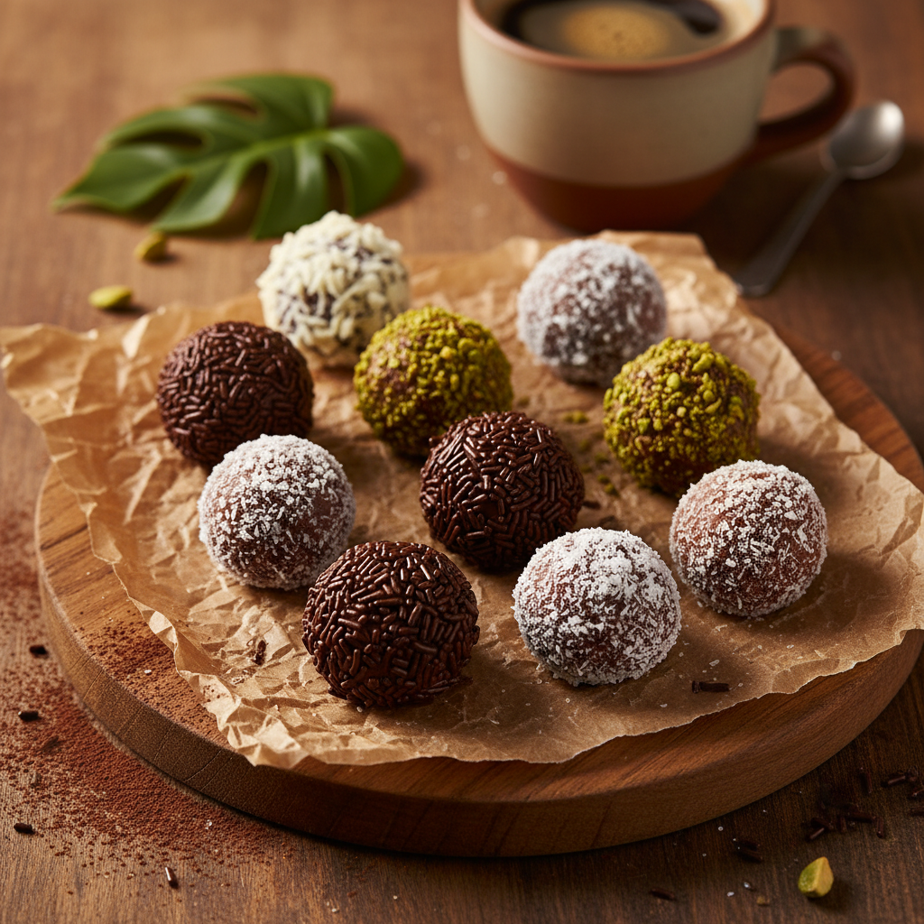 Chocolate Fudge Truffles — Brigadeiros