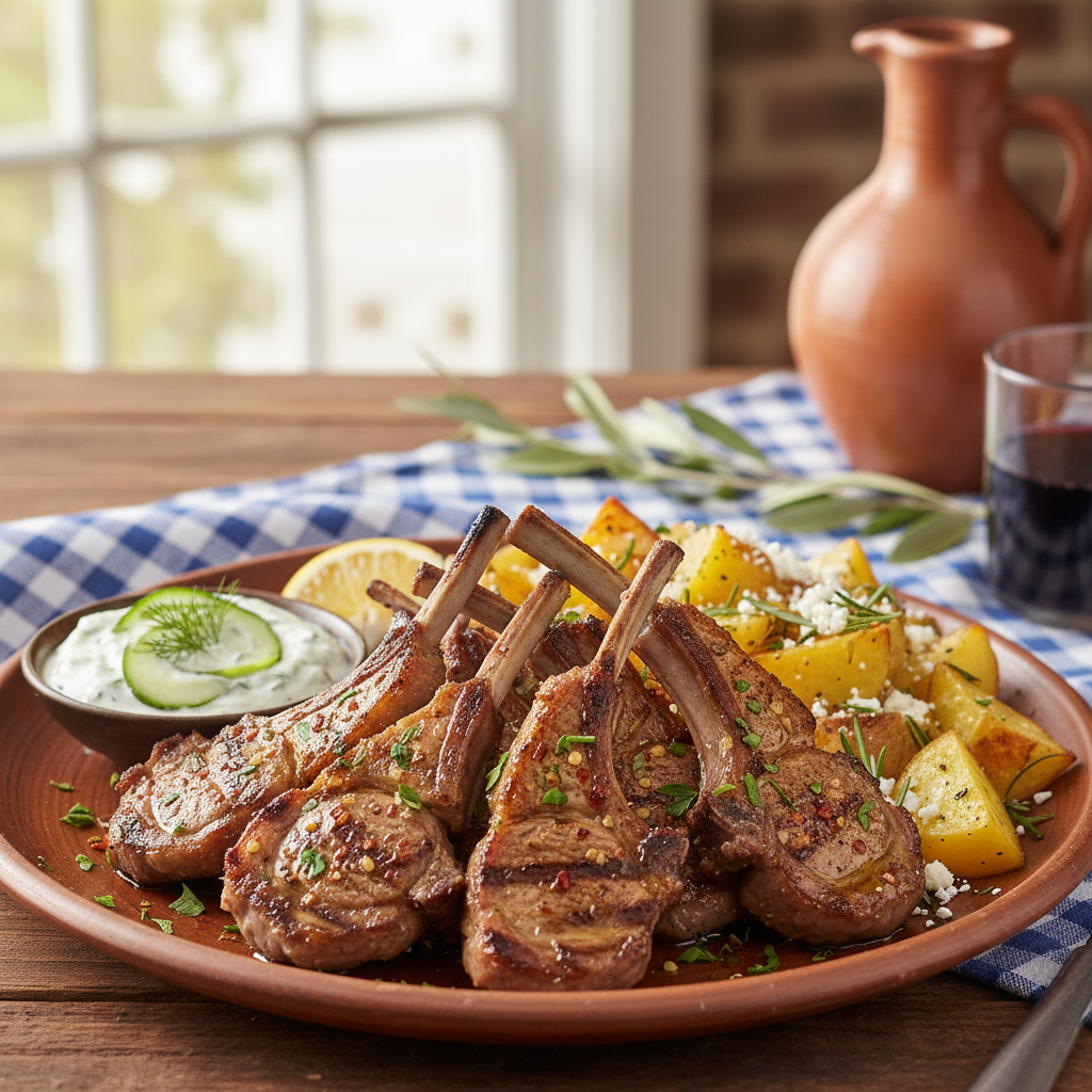 Greek Lamb Chops