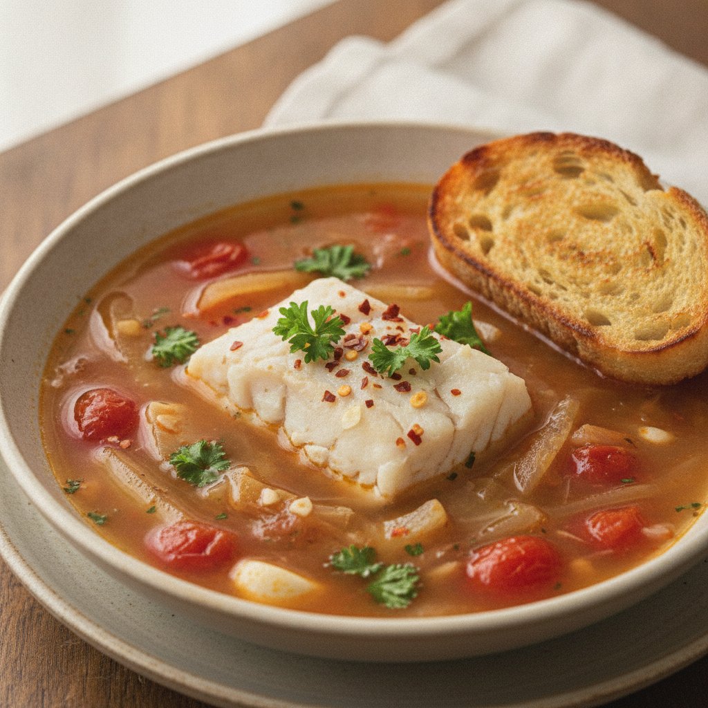Fish Stew Soup (Low-Calorie)