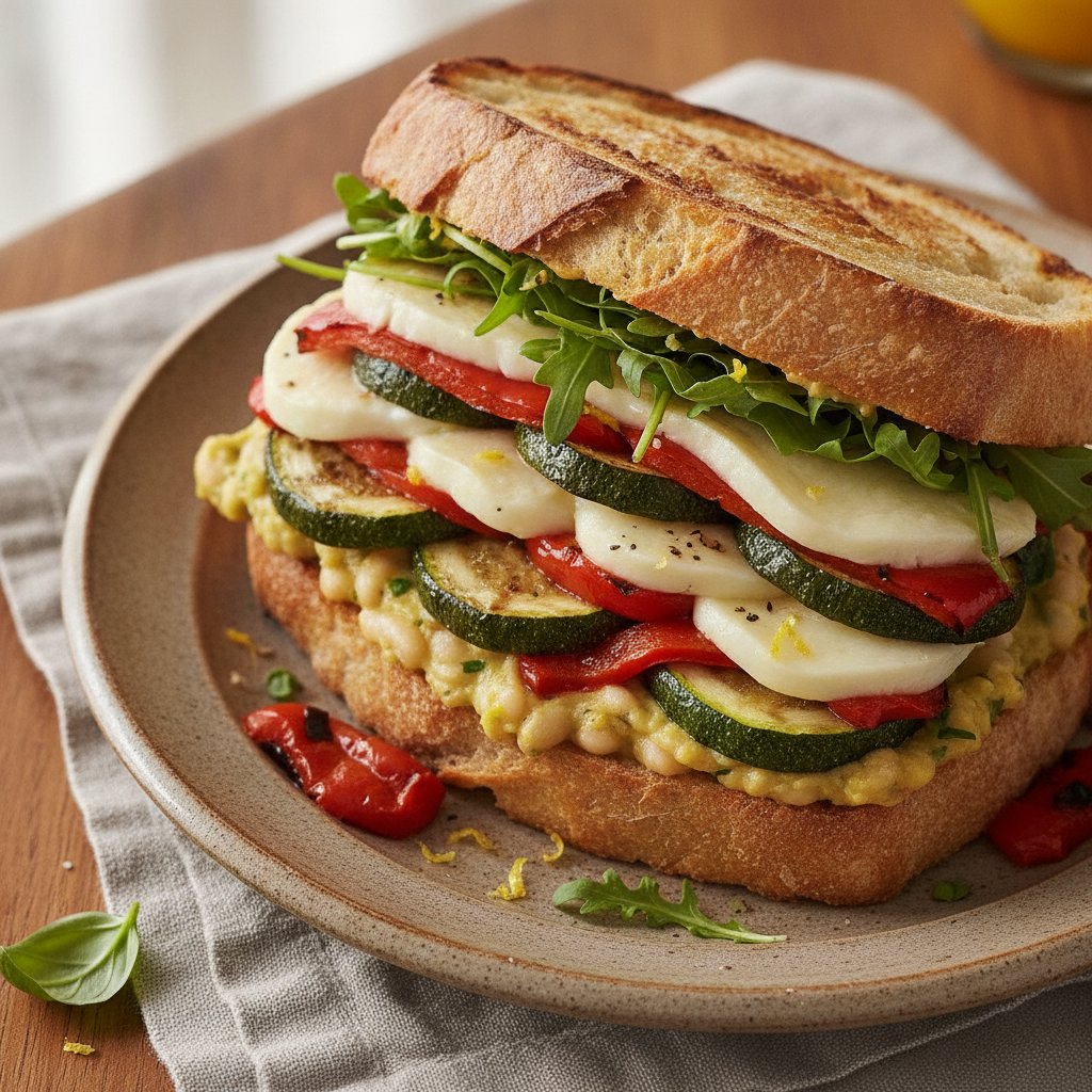 Grilled Vegetable and Cheese Sandwich (GLP-1)