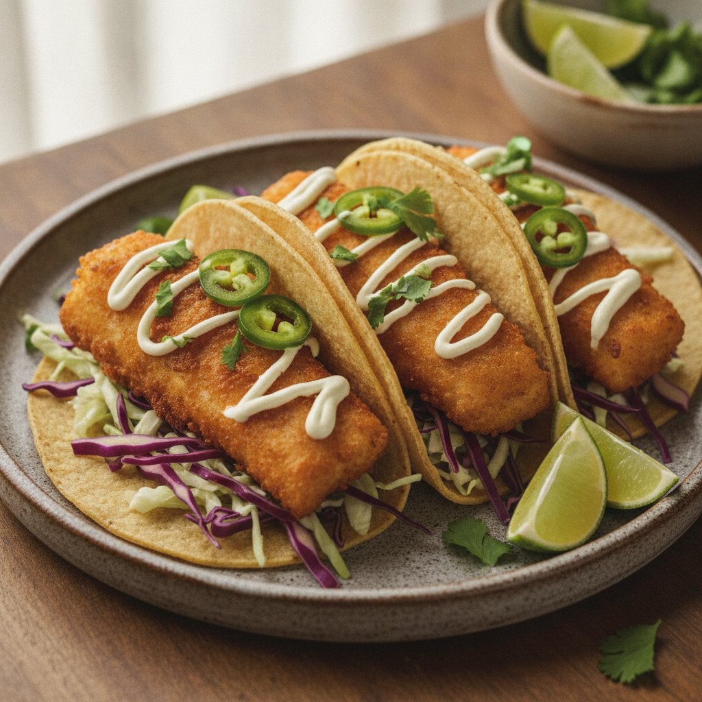 Battered Fish Tacos