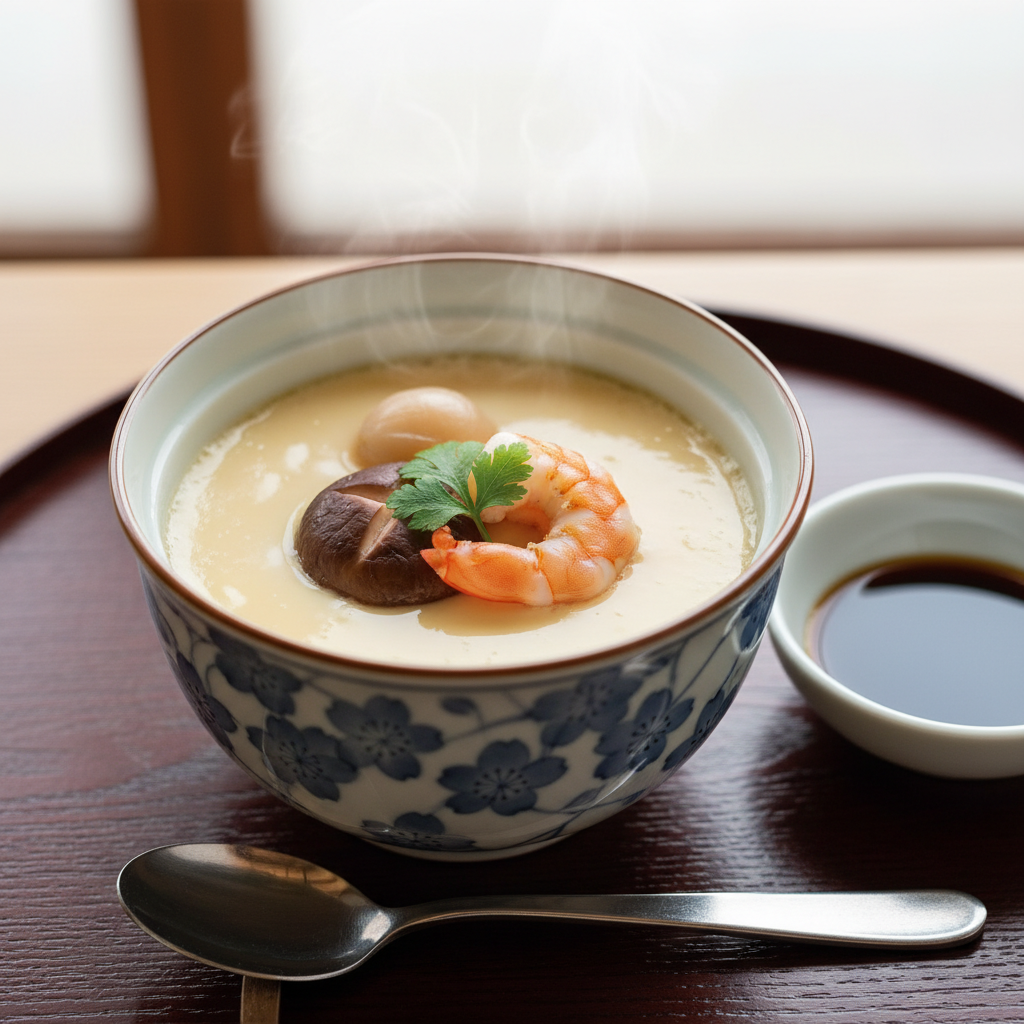 Silky Steamed Egg Custard Soup — Chawanmushi
