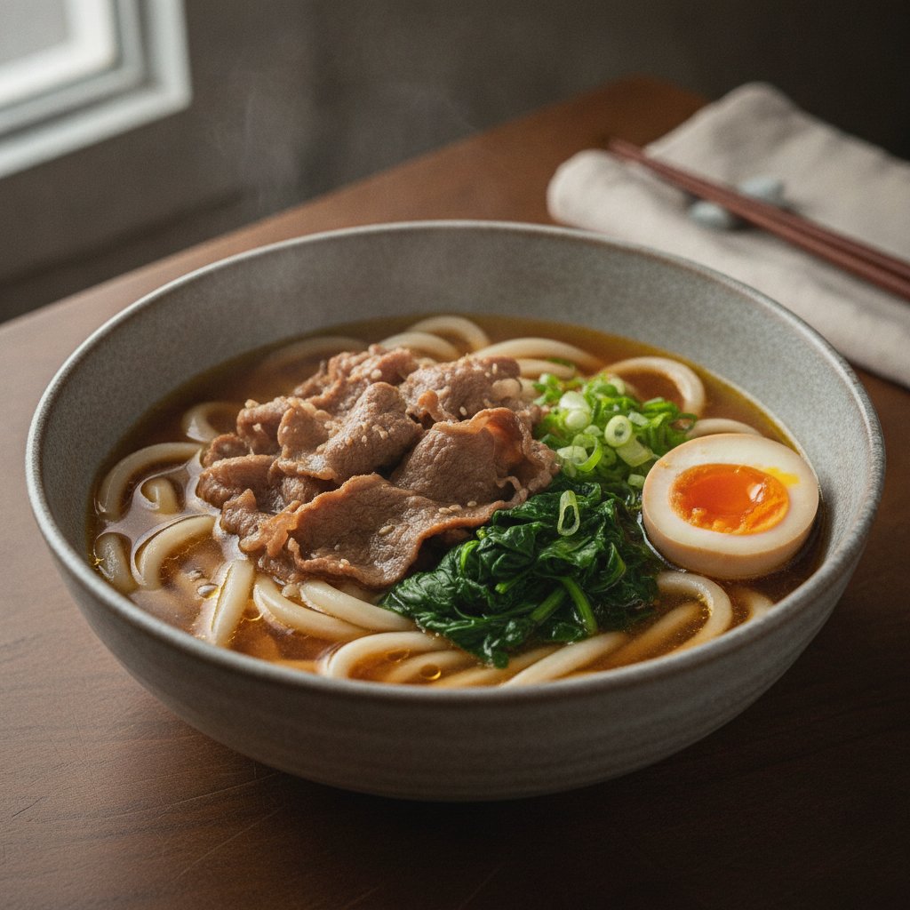 Beef Udon Noodle Soup