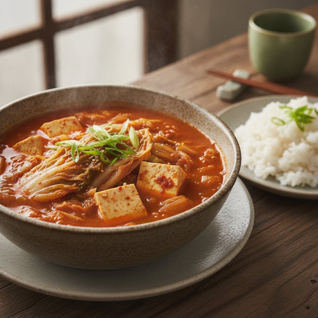 Spicy Napa Cabbage Stew