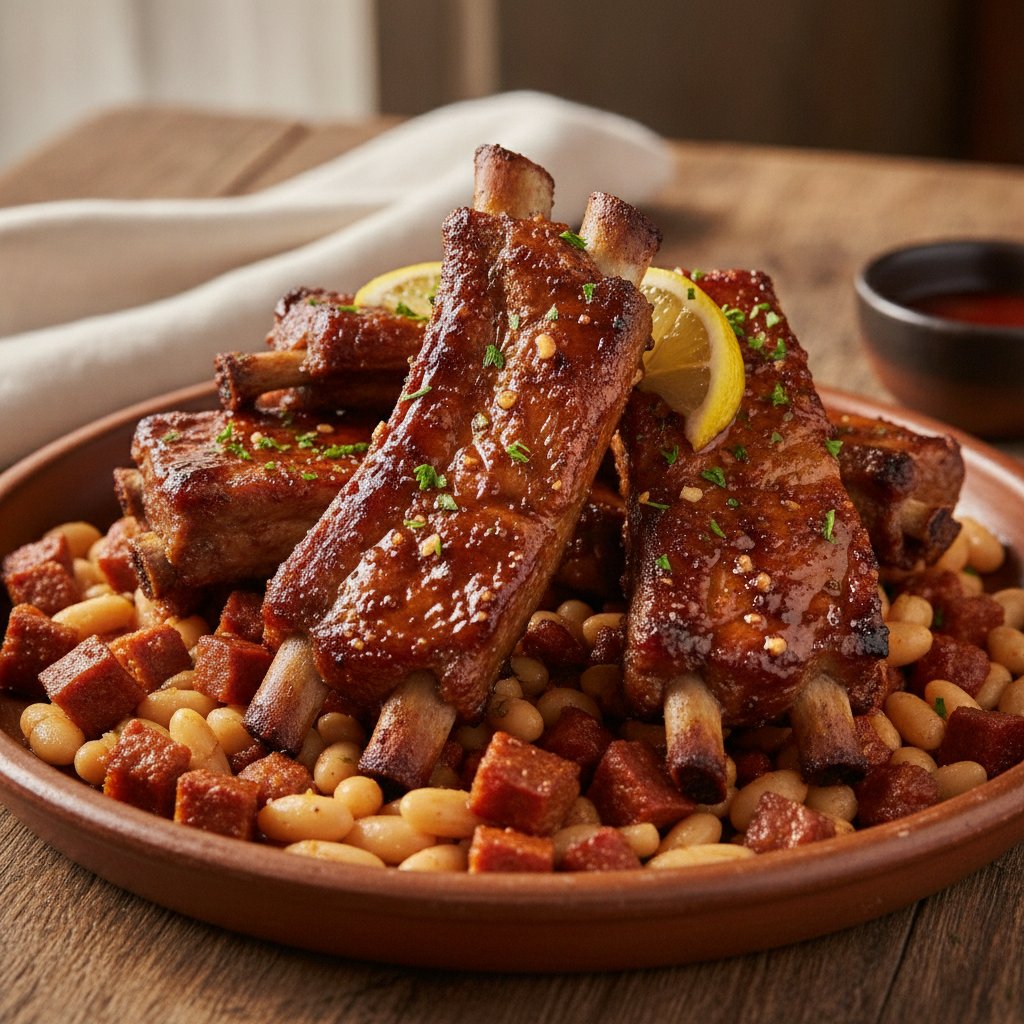 Grilled Pork Ribs (High-Protein)