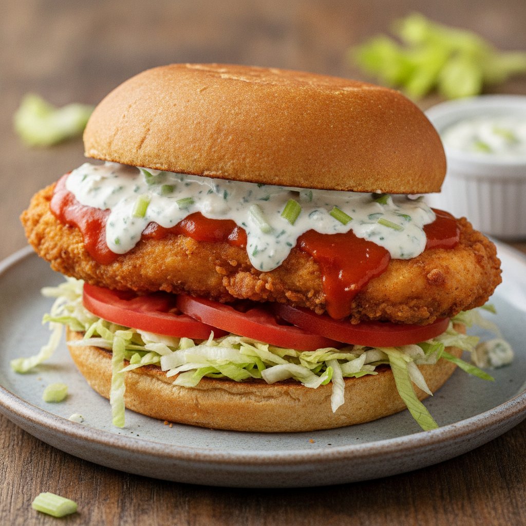 Buffalo Chicken Sandwich (Gluten-Free)
