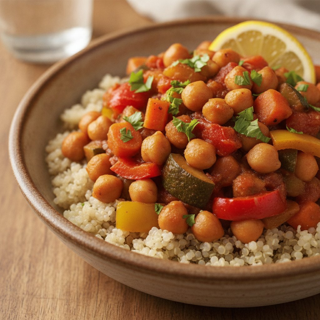 Mixed Vegetable Stew with Chickpeas
