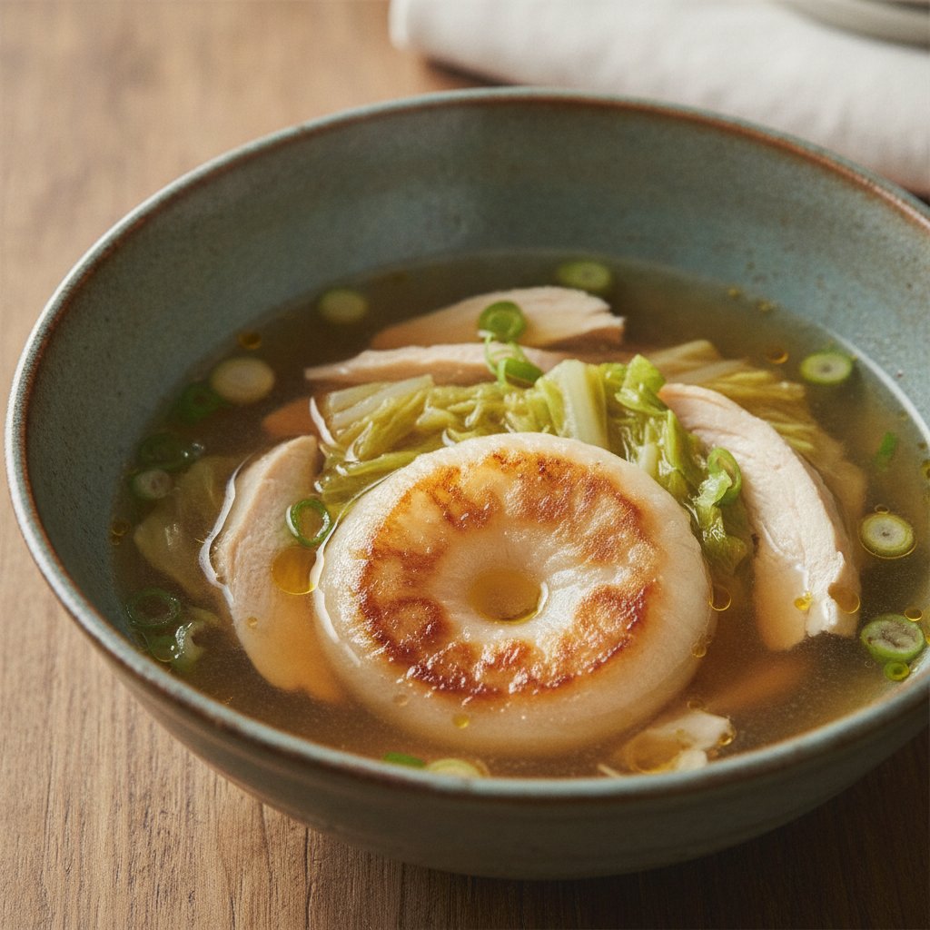 New Year Rice Cake Soup (Low-Calorie)