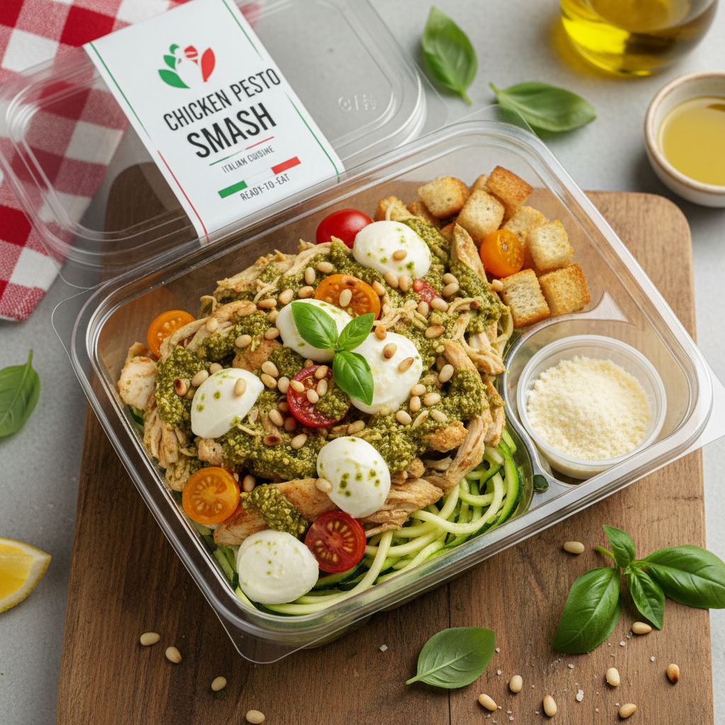Chicken Pesto Smash Tub