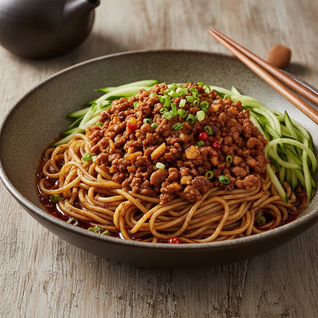 Ground Pork Noodle Bowl