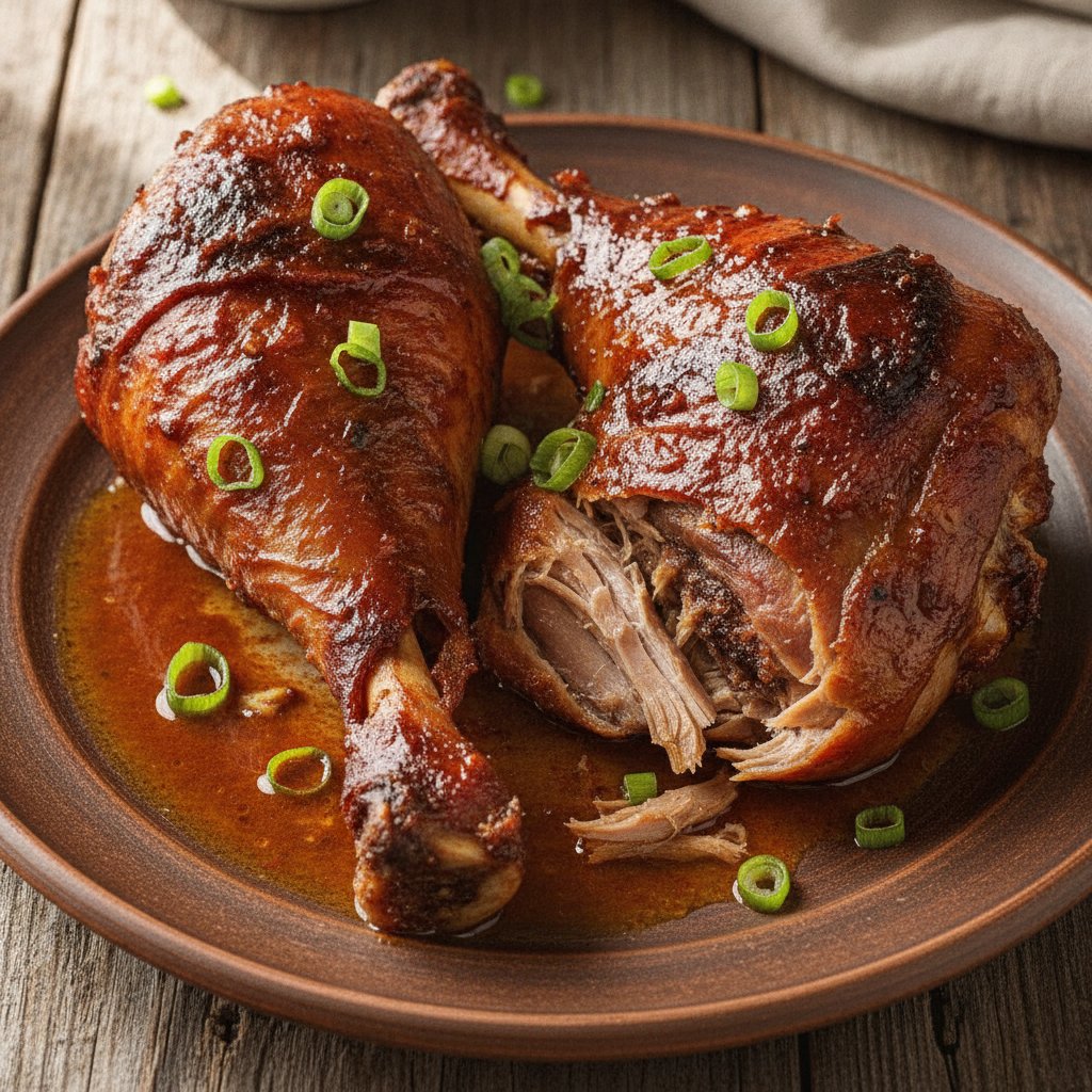 BBQ Roast Turkey Legs