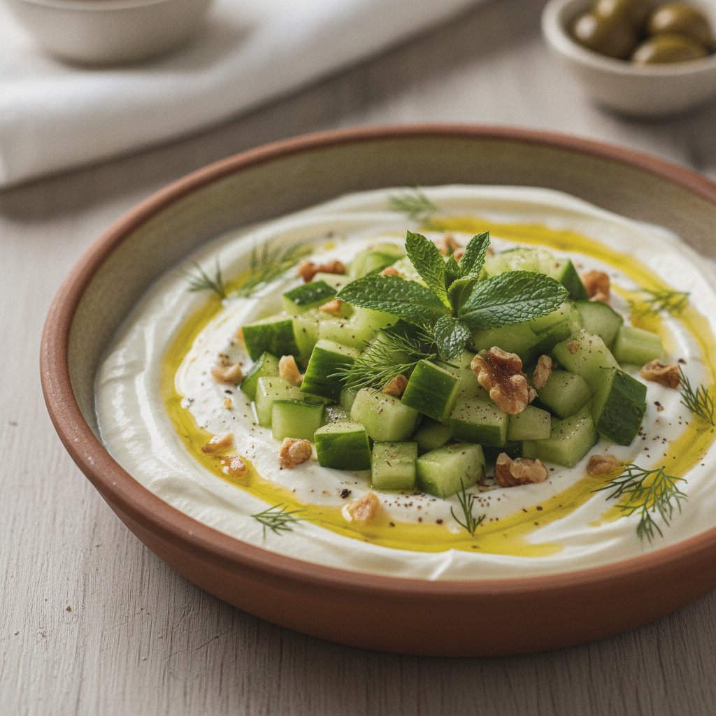 Strained Yogurt and Cucumber Salad