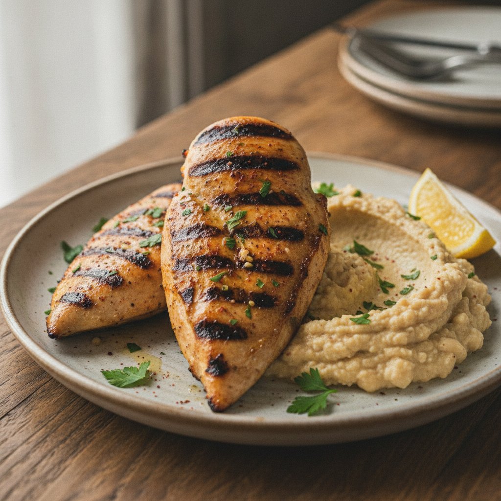 Grilled Chicken Halves (High-Protein)