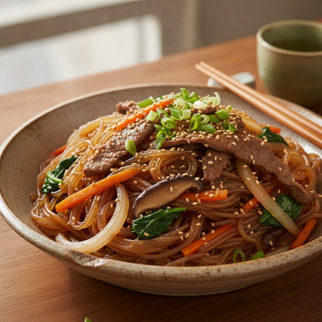 Stir Fried Glass Noodles (Dairy-Free)