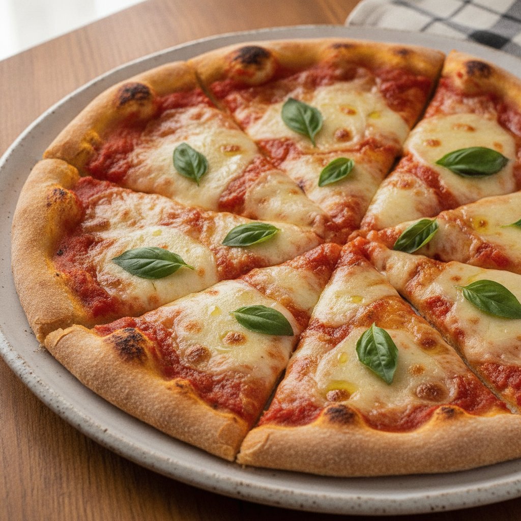 Classic Cheese and Tomato Pizza (Low-Calorie)