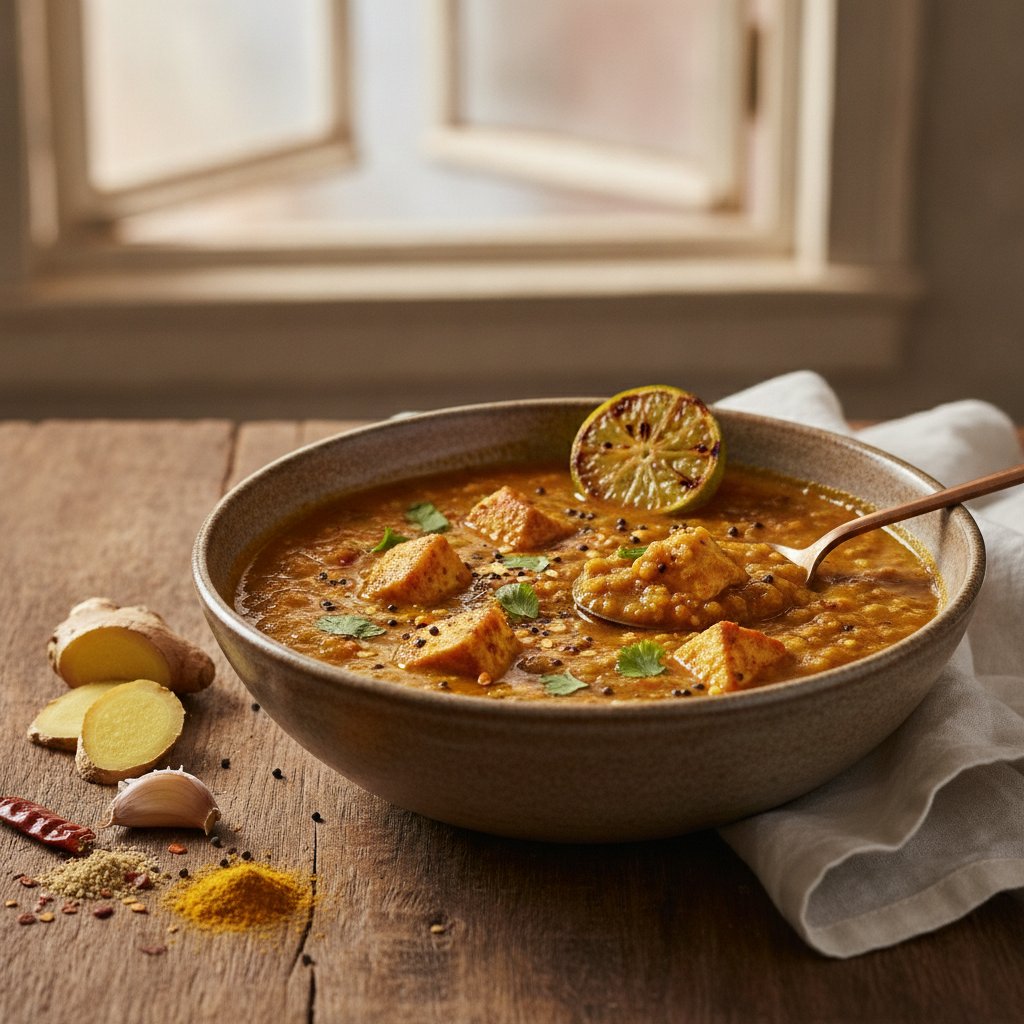 Spiced Lentil Soup (High-Protein)