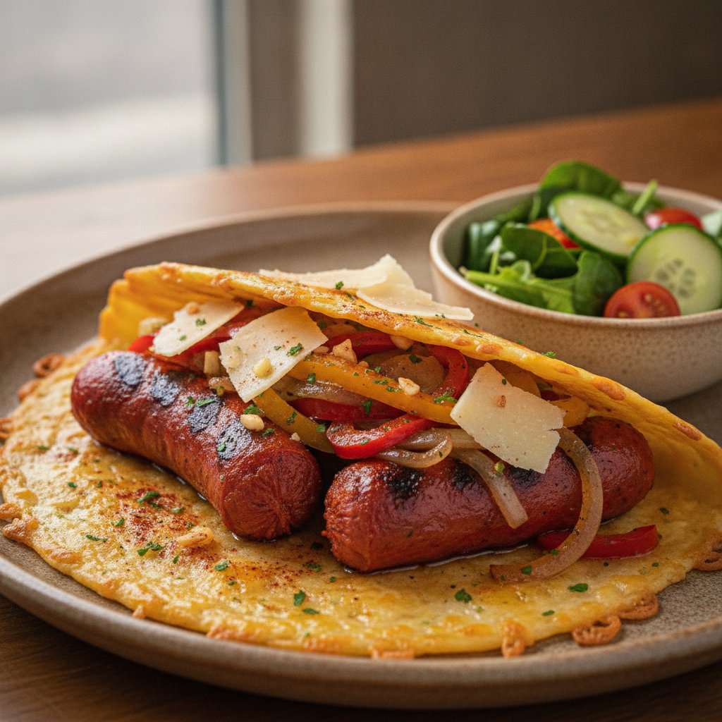 Spanish Sausage Sandwich (Keto)