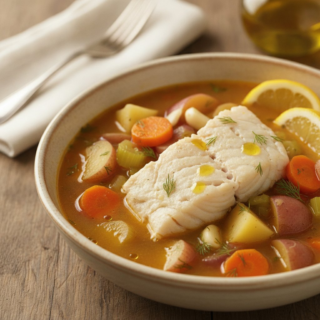 Snapper Stew with Vegetables (Low-Calorie)