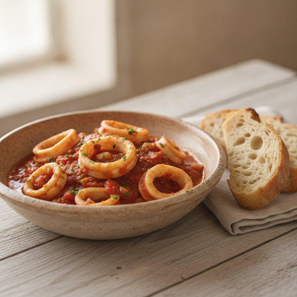 Squid and Tomato Stew