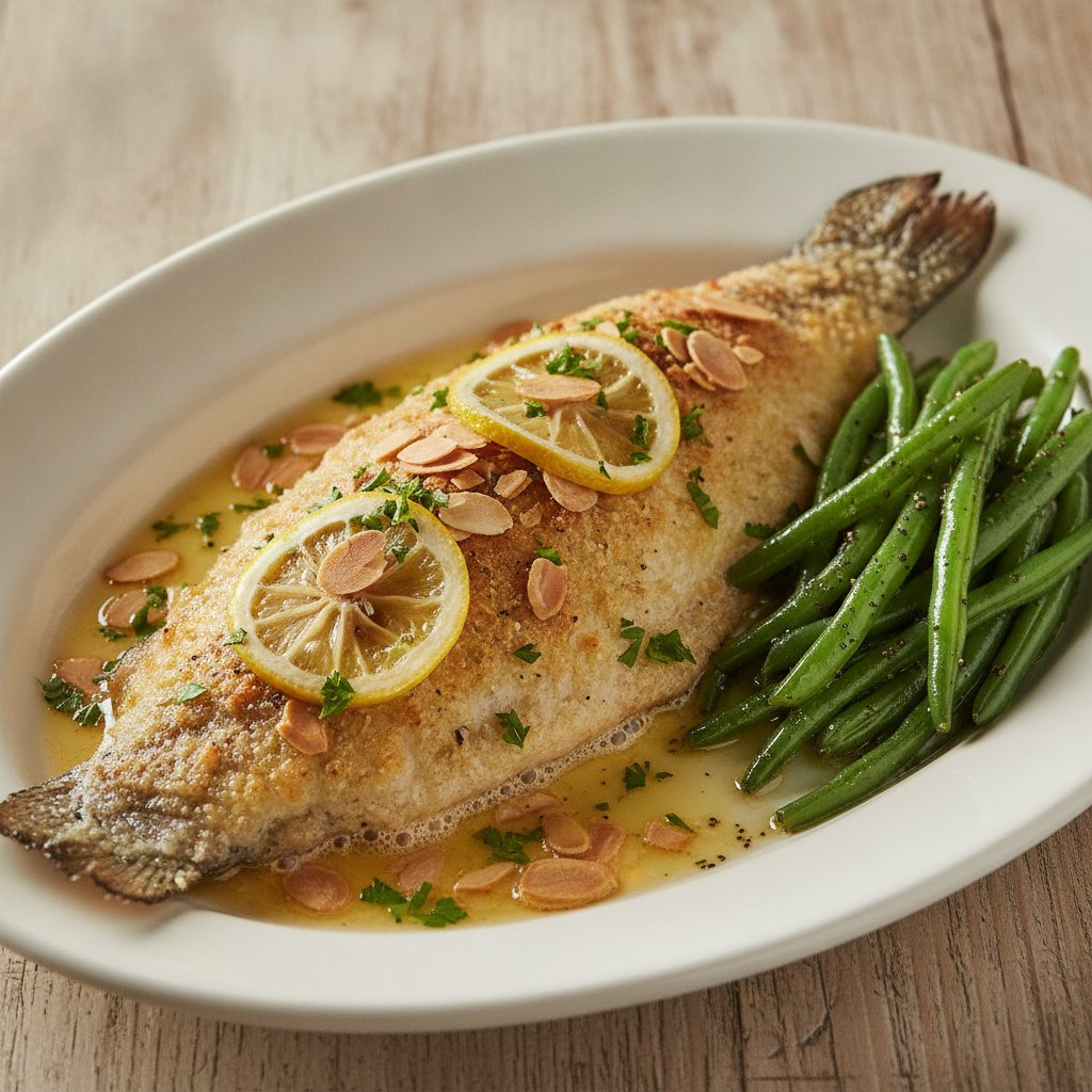 Baked Trout with Almonds (Keto)