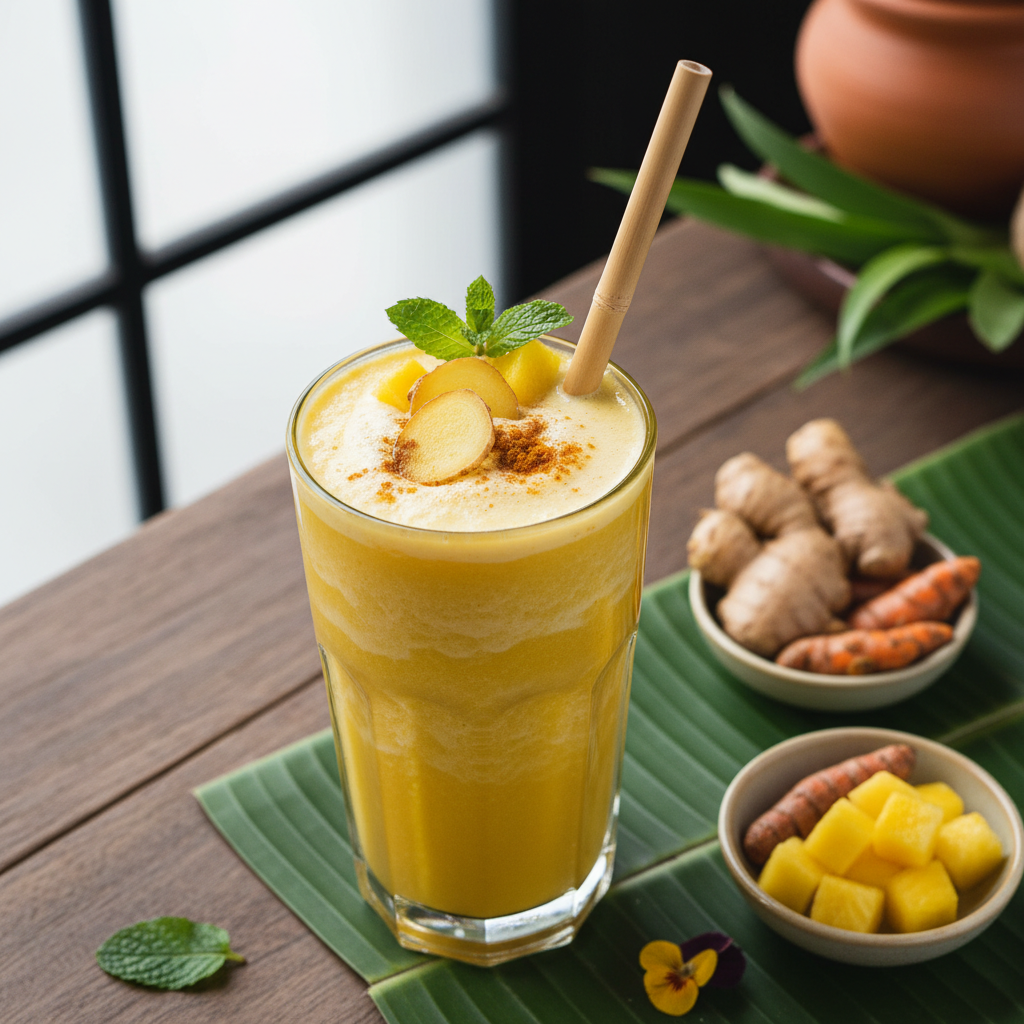 Pineapple Ginger Turmeric Smoothie
